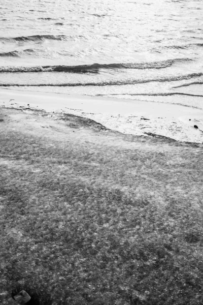 Struttura Dell Acqua Bianco Nero Sfondo Dell Acqua — Foto Stock