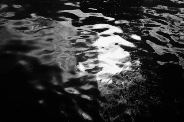 Struttura Dell Acqua Bianco Nero Sfondo Dell Acqua — Foto Stock