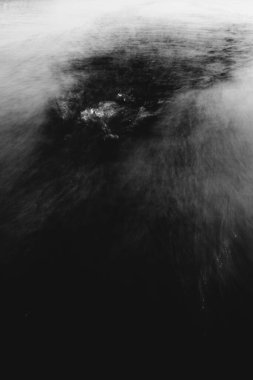 Siyah ve beyaz su dokusu, su arkaplanı