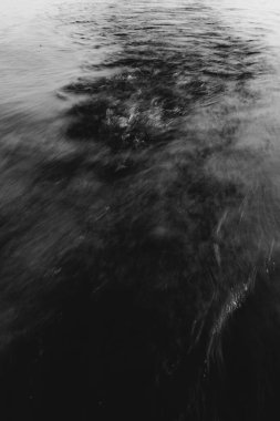 Siyah ve beyaz su dokusu, su arkaplanı
