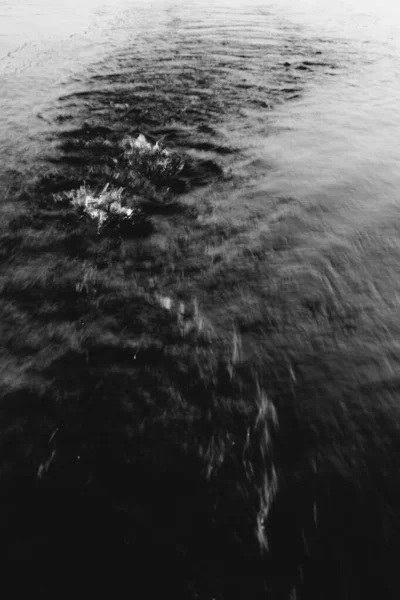 Black White Water Texture Water Background — Stock Photo, Image