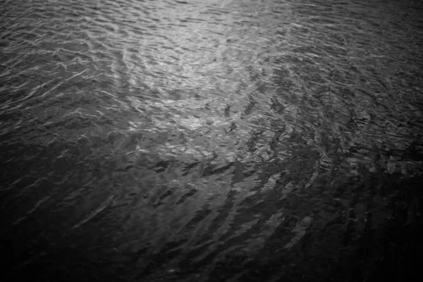 Schwarze Und Weiße Wassertextur Wasserhintergrund — Stockfoto