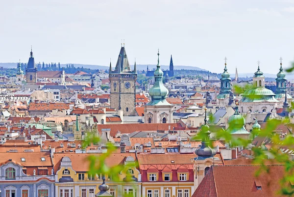 Praga, Panoramica da Letna — Foto Stock