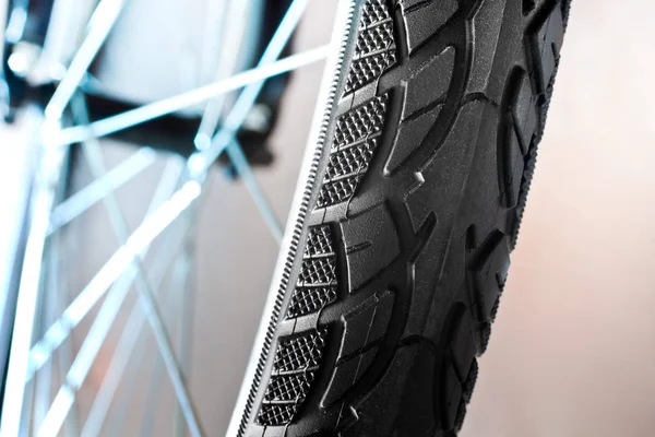 Detail Of Rubber Tire Of New Bicycle