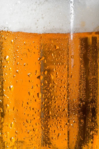 ayrıntı bira cam ile su damlaları