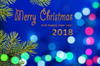 Noel arka plan ile yazma neşeli Noel ve mutlu yeni 