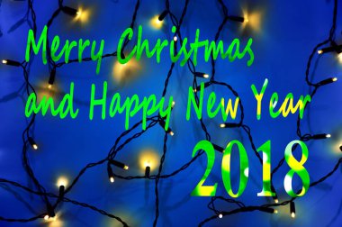 Noel arka plan ile yazma neşeli Noel ve mutlu yeni 