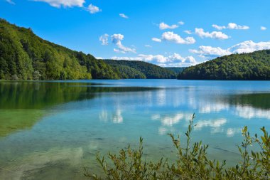 Plitvice Gölleri, Hırvatistan peyzaj. 