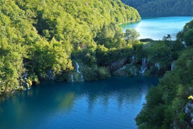 Plitvice Gölleri, Hırvatistan peyzaj. 