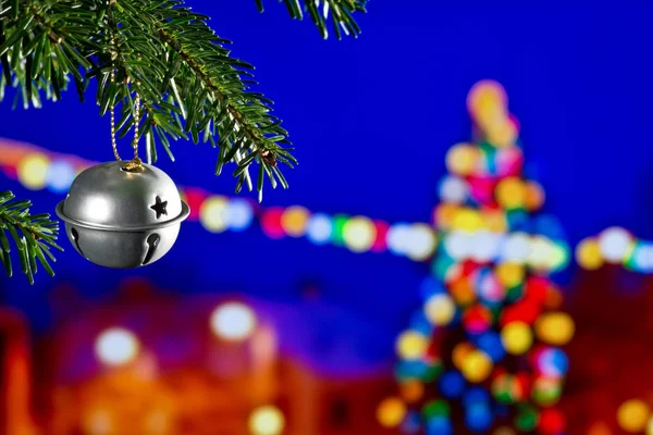 Noel dekorasyon Noel ağacı Noel Bell ile — Stok fotoğraf