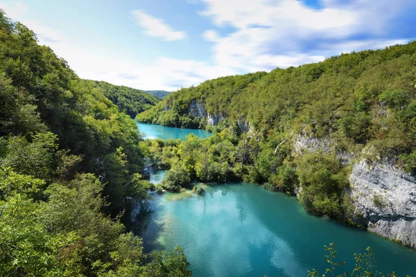 Stock image Landscape in the Plitvice Lakes in Croatia. 