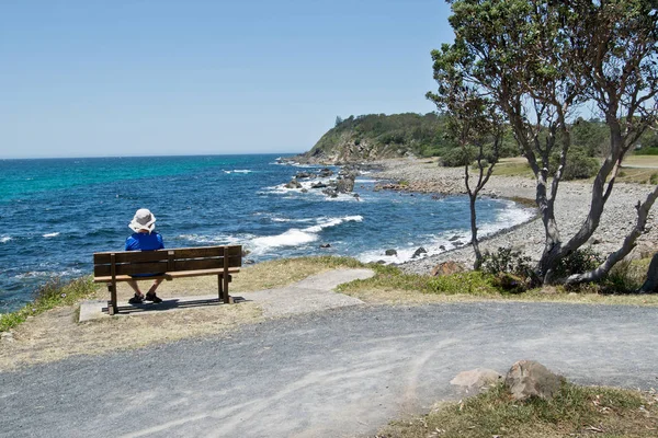 Un rifugio costiero nella campagna australiana — Foto Stock