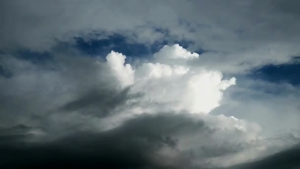 Detalle Del Cielo Oscuro Caducidad — Vídeos de Stock