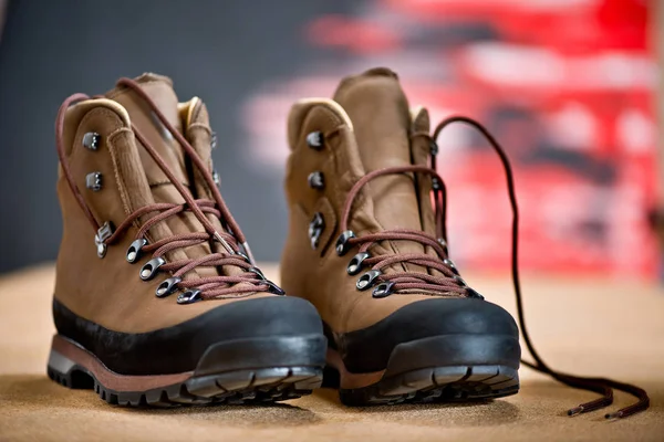 Estas Botas São Adequadas Para Caminhadas — Fotografia de Stock