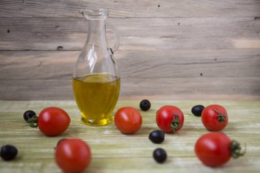 Zeytin yağı domates Siyah Zeytin