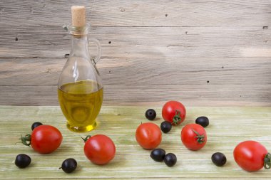 Zeytin yağı domates Siyah Zeytin