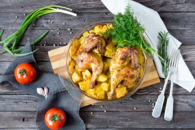 Tavuk patates ile