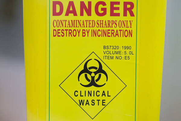 Container for clinical waste
