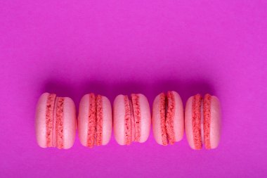 Çok tatlı renkli macaroons