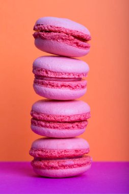 Çok tatlı renkli macaroons
