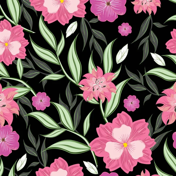 Dikişsiz çiçek deseni