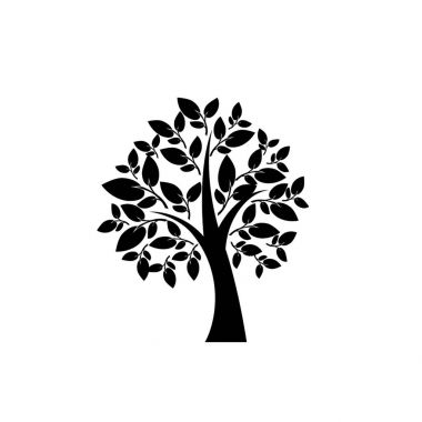 vektör ağaç çizimi