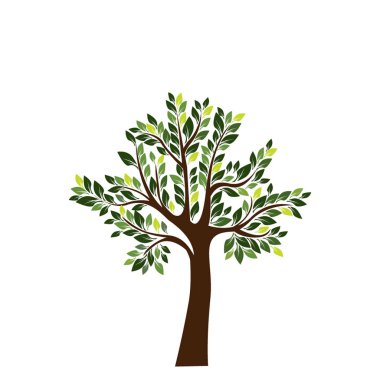 vektör ağaç çizimi