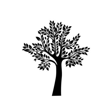 vektör ağaç çizimi