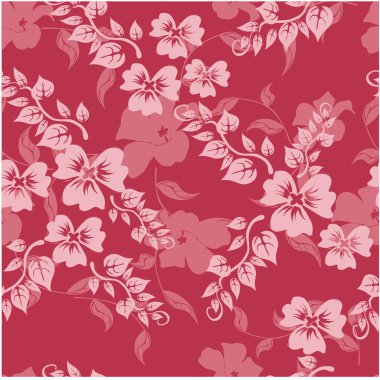 Dikişsiz çiçek deseni