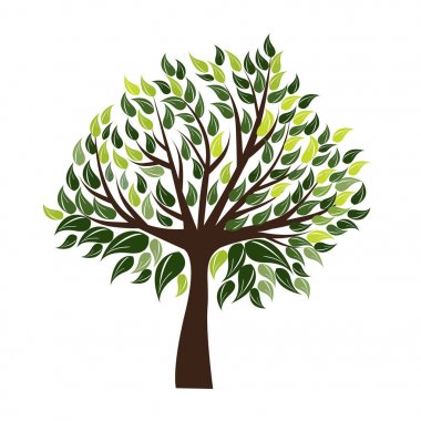 vektör ağaç çizimi