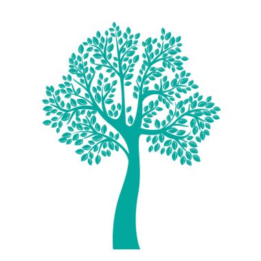 vektör ağaç çizimi