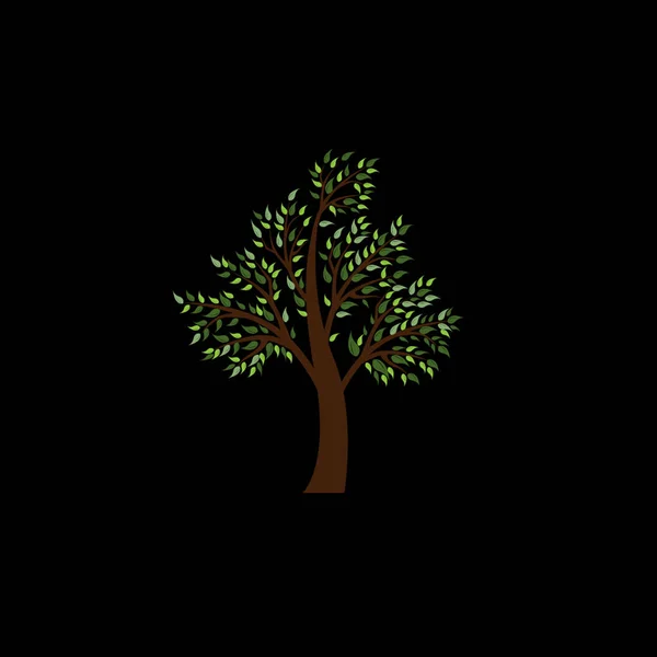 Vektorové ilustrace strom — Stockový vektor