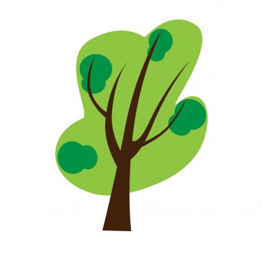 vektör ağaç çizimi