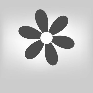 vektör çiçek simgesi