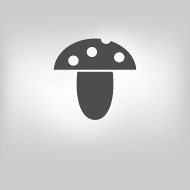 vektör yenilebilir mantar simgesi