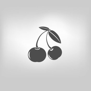 kiraz vektör simgesi