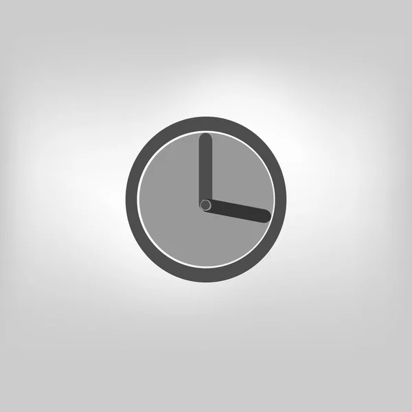 Relógio vetorial, ícone temporizador — Vetor de Stock