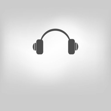 vektör simge kulaklık çağrı merkezi