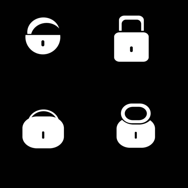 Vector icon to close the lock — Stock Vector