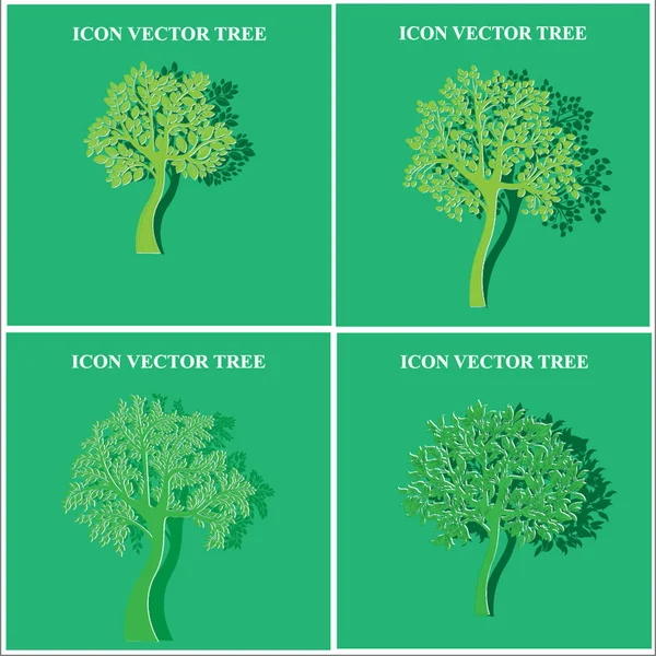 Vector εικονογράφηση δέντρο — Διανυσματικό Αρχείο