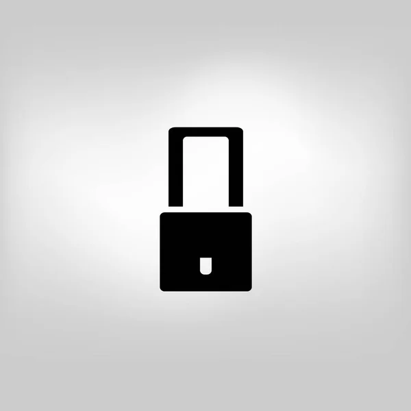 Vector icon to close the lock — Stock Vector