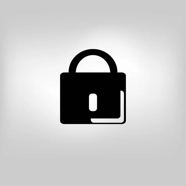 Vector icon to close the lock — Stock Vector