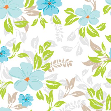 Dikişsiz çiçek deseni