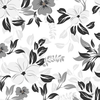Dikişsiz çiçek deseni