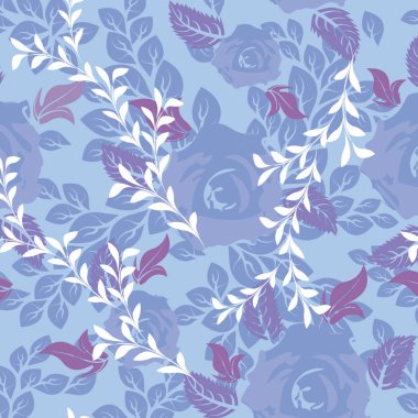 Dikişsiz çiçek deseni