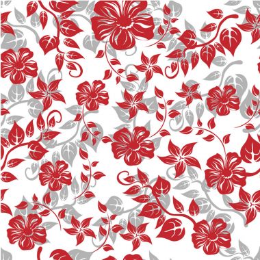 Dikişsiz çiçek deseni