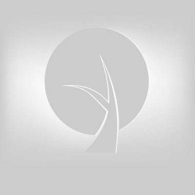 vektör ağaç çizimi