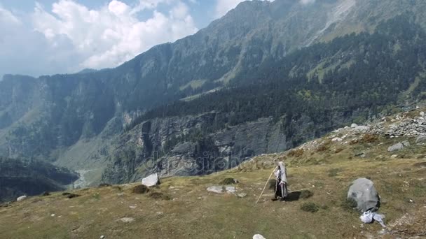 Ježíš v pohoří Galileovy, do Svaté země — Stock video