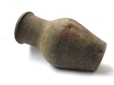 Yan, kil sürahi 100 yıl amphora antika vazo