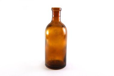 Eski cam şişe dekoratif küçük şişe, küçük ilaç şişesi, küçük Vintage şişe, Retro Home Decor küçük şişe kahverengi cam şişe temizleyin